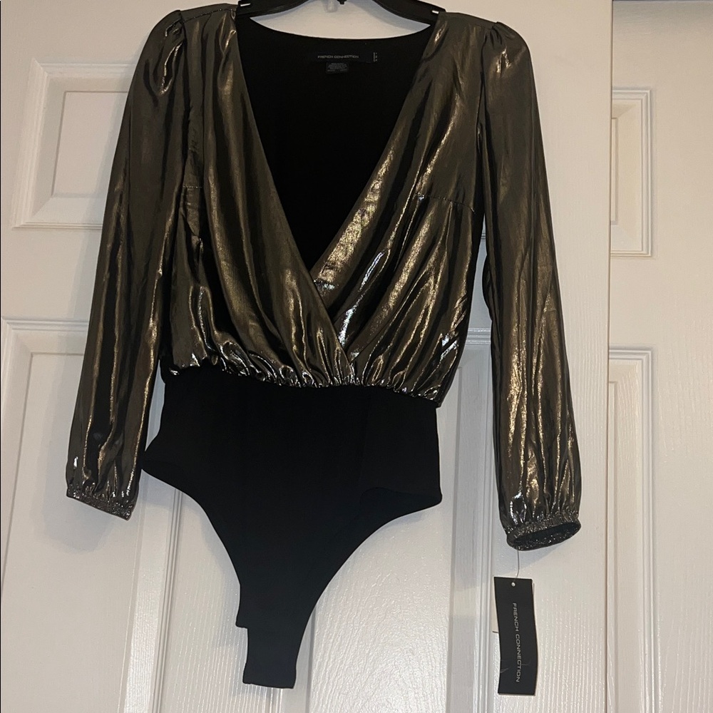 NEW metallic bodysuit